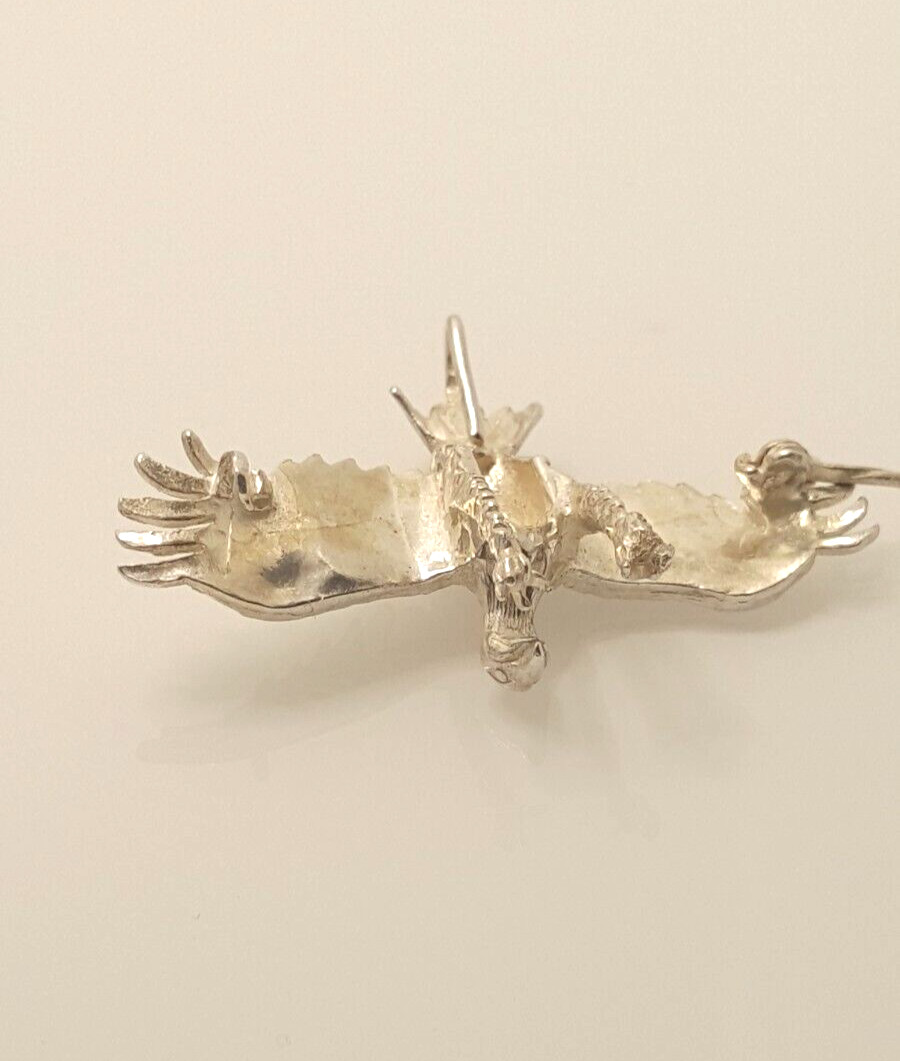 Gorgeous Solid Flying Eagle Design Brooch cum Pen… - image 20