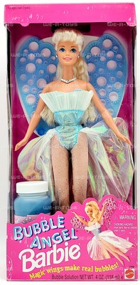 Bubble Angel Barbie Doll with Magic Wings and Real Bubbles 1994 ...
