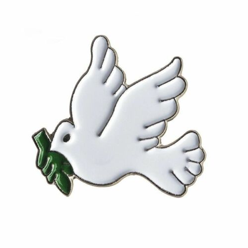 Dove of Peace Enamel Pin Badge - Picture 1 of 1