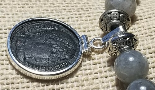 Genuine Ancient Coin Roman Emperor Constantine the Great Silver Pendant Necklace - Picture 4 of 6