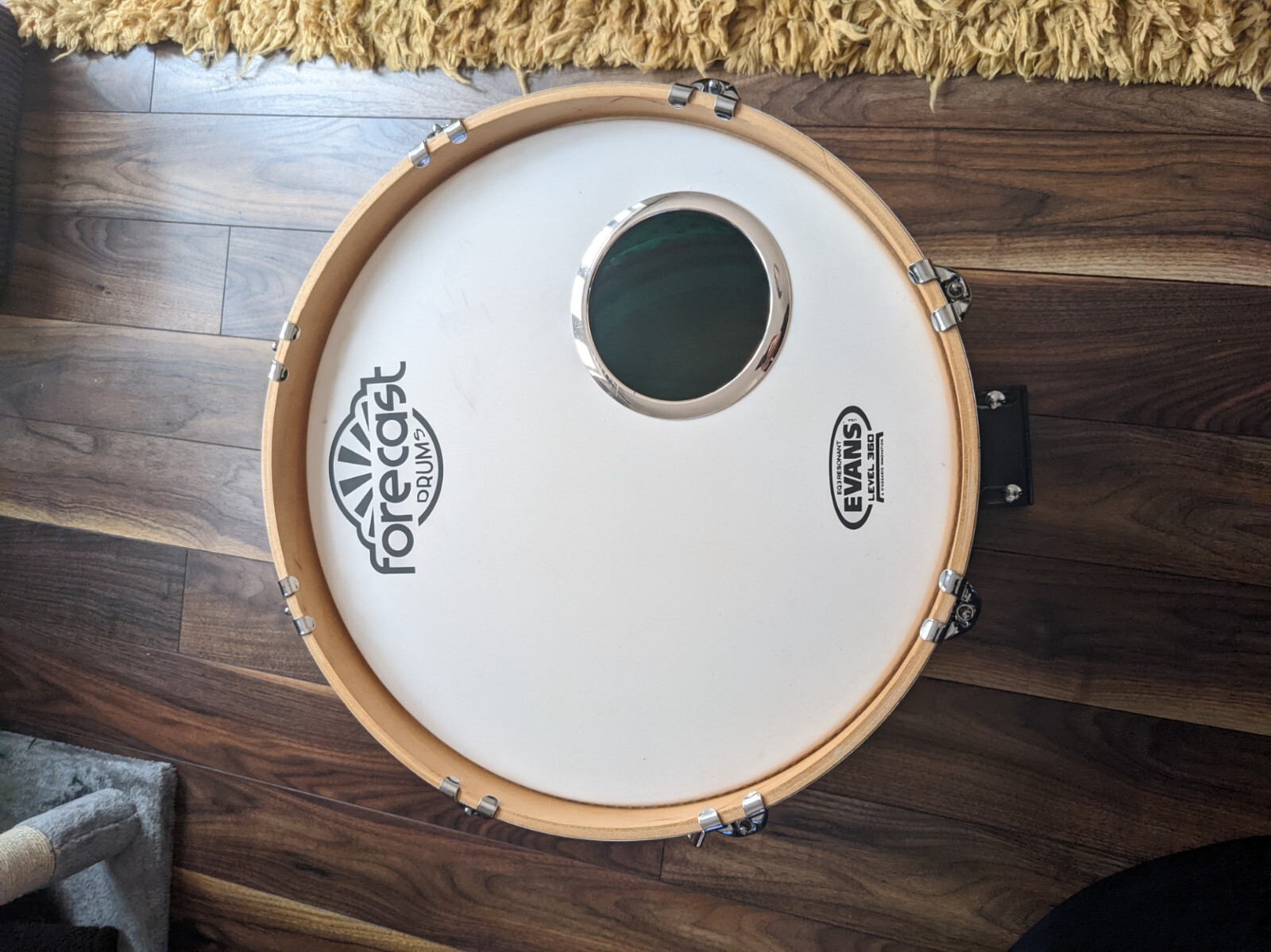 forecast custom acrylic drum kit, 18", 13", 12" eBay