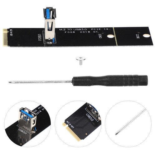 3 Pieces Riser-Karte Erweiterungskartenadapter Computer-Erweiterungskarten - Afbeelding 6 van 12