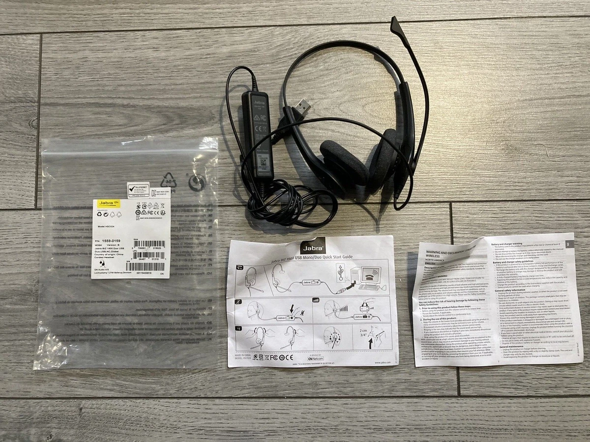 Jabra BIZ 1500 Duo USB - 1559-0159