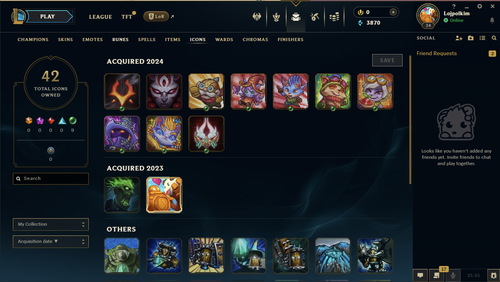 LoL OCE unranked smurf Account Rare Skins And Icons!!! - Picture 6 of 6