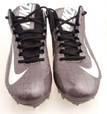 Nike Alpha Men Plastic Football Cleats Mid Top Lace Up Dynamic Fit USA  Seller