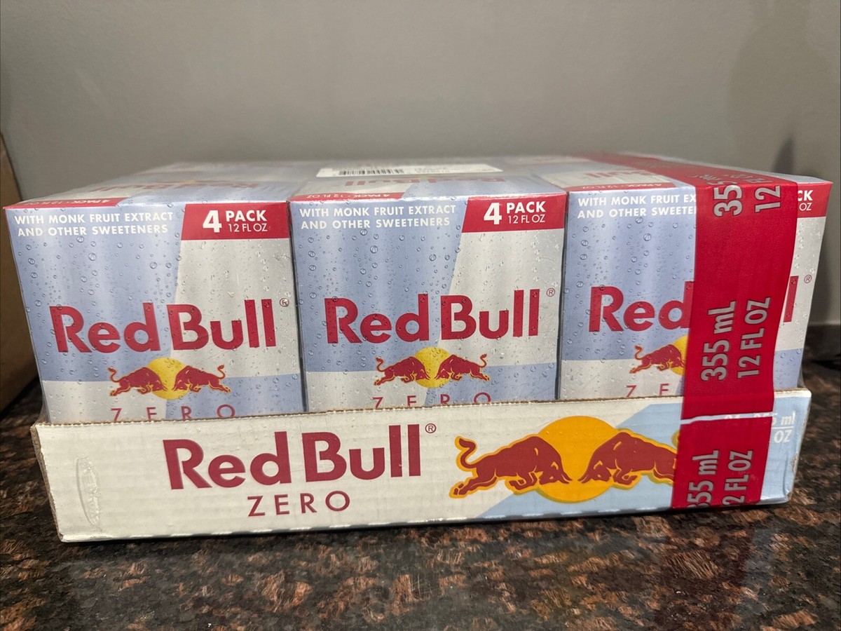 Red Bull “Zero” Monk Fruit In Hand 12oz Full Case Of 24 | eBay