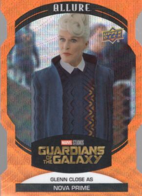 Marvel Allure Orange Slice Base Card #35 Glenn Close as Nova Prime