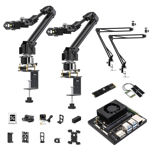 Waveshare 5 +1 DOF High-Torque Serial Bus Servo Dual Robotic Arm AI Kit Wireless - 第 4/24 張圖片