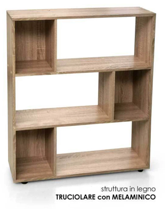 Scaffale Angolare In Legno Effetto Mogano 3 Ripiani - Mensola Salvaspazio Da Cucina, 80 Cm - 2