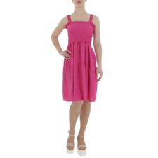 Women's flounce dress 4124 Ital design in pink