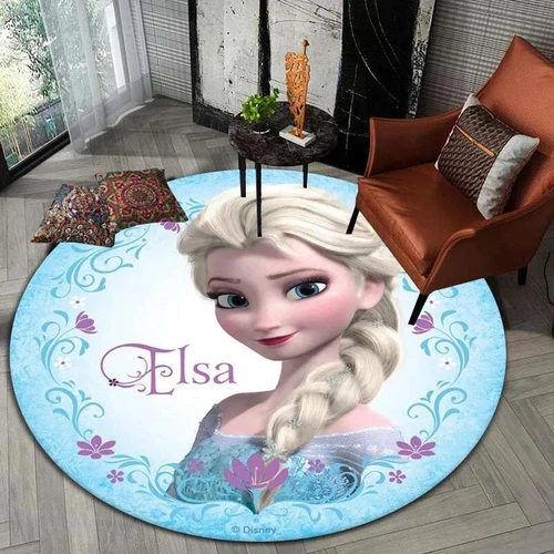 Frozen Pattern Round carpet kid's Playroom Rug bedroom*- - Picture 12 of 41