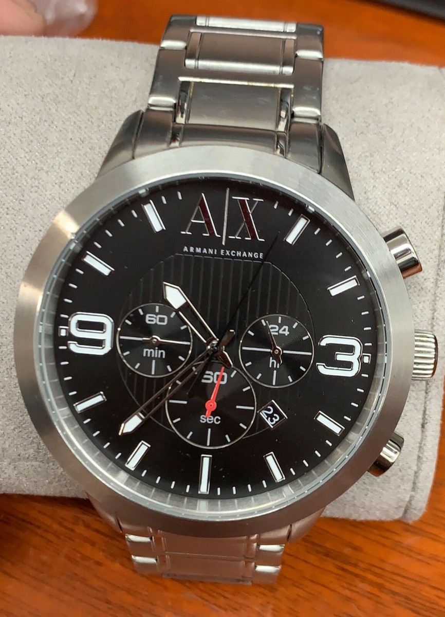 Armani Exchange AX1272 Black Dial Stainless Steel Chronograph