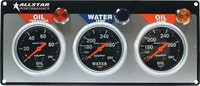 Allstar Professional 3 Gauge Armaturenbrett A/M Op/Wt/Ot Sport-Comp
