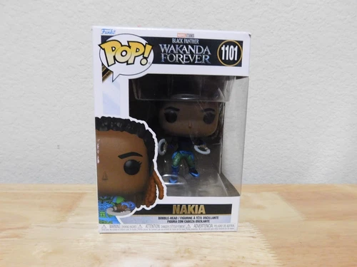 Nueva figura Funko Pop Marvel Black Panther Wakanda Forever #1101 Nakia cabeza bobble