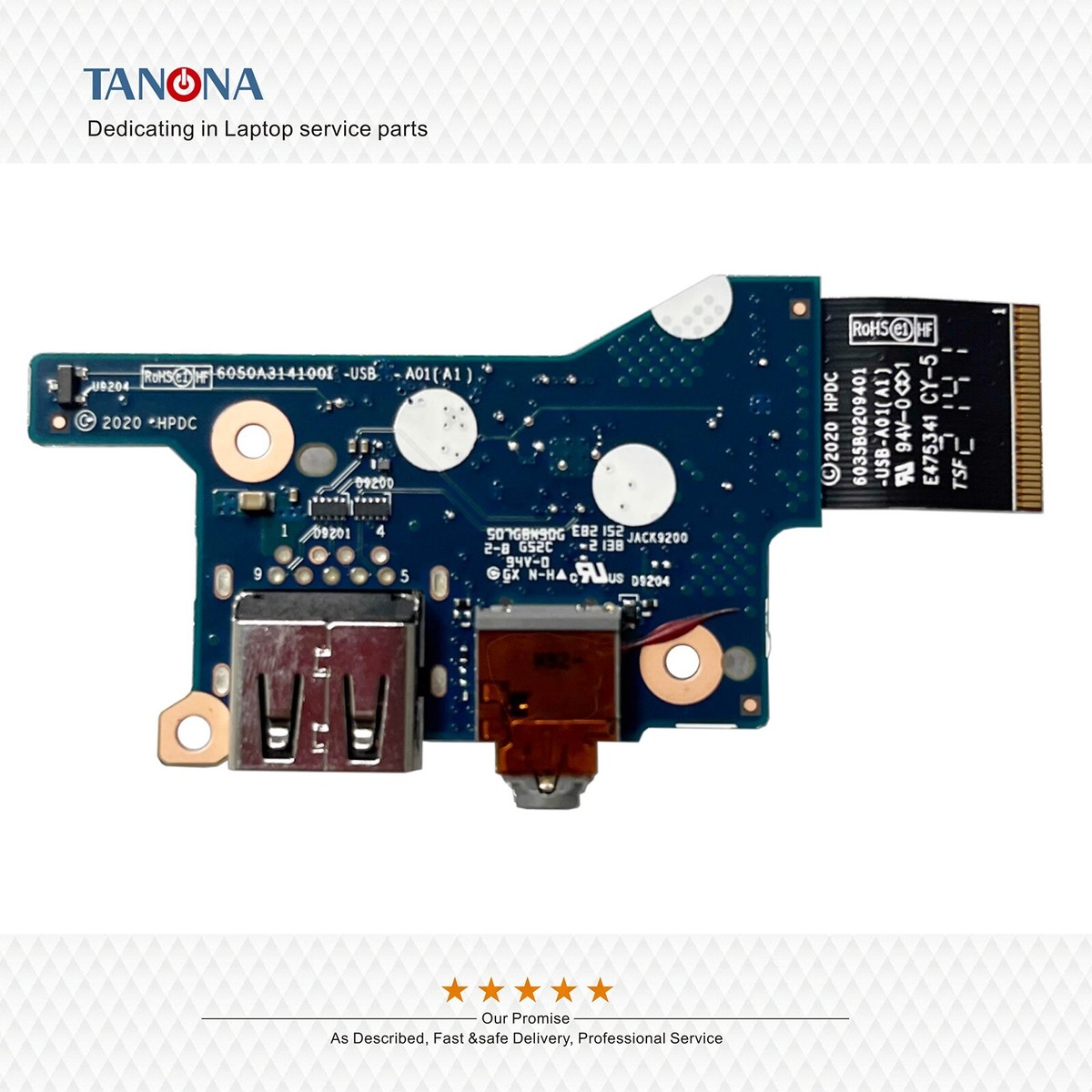 New For HP 850 G7 G8 Zbook 15 Firefly G7 G8 USB Board Audio Module