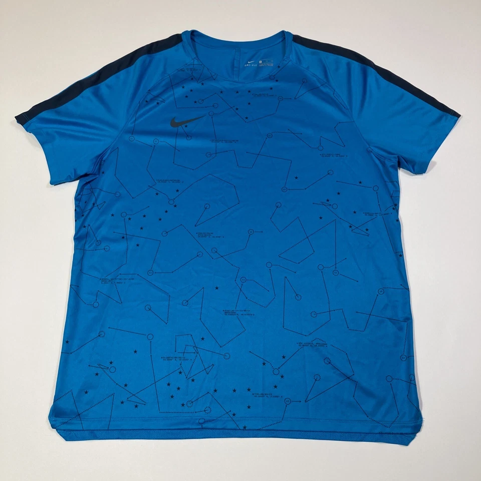 Camisa Neymar Jr. Para Hombres Talla 2XL XXL Azul Nike Escuadrón Fútbol Entrenamiento Dri-Fit Foto 2 de 4