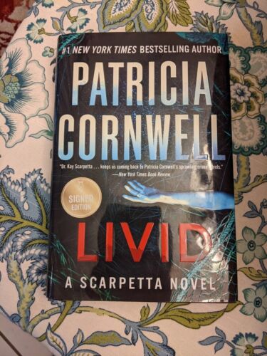 AUTOGRAPHED SIGNED LIVID by Patricia Cornwell Hardcover 1st printing VG