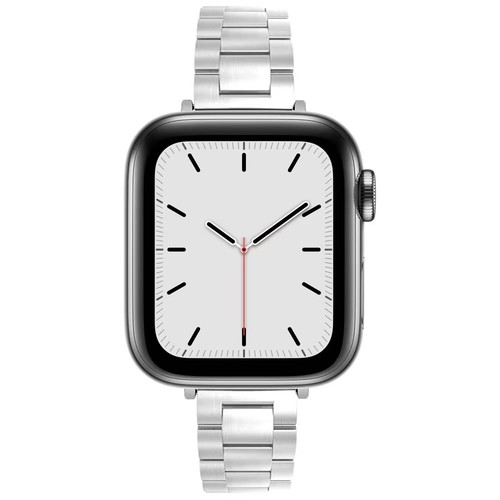 For Apple Watch Ultra 2 49mm 9 8 7 SE 41/45/40mm Slim Stainless Steel Metal Band - Picture 3 of 17