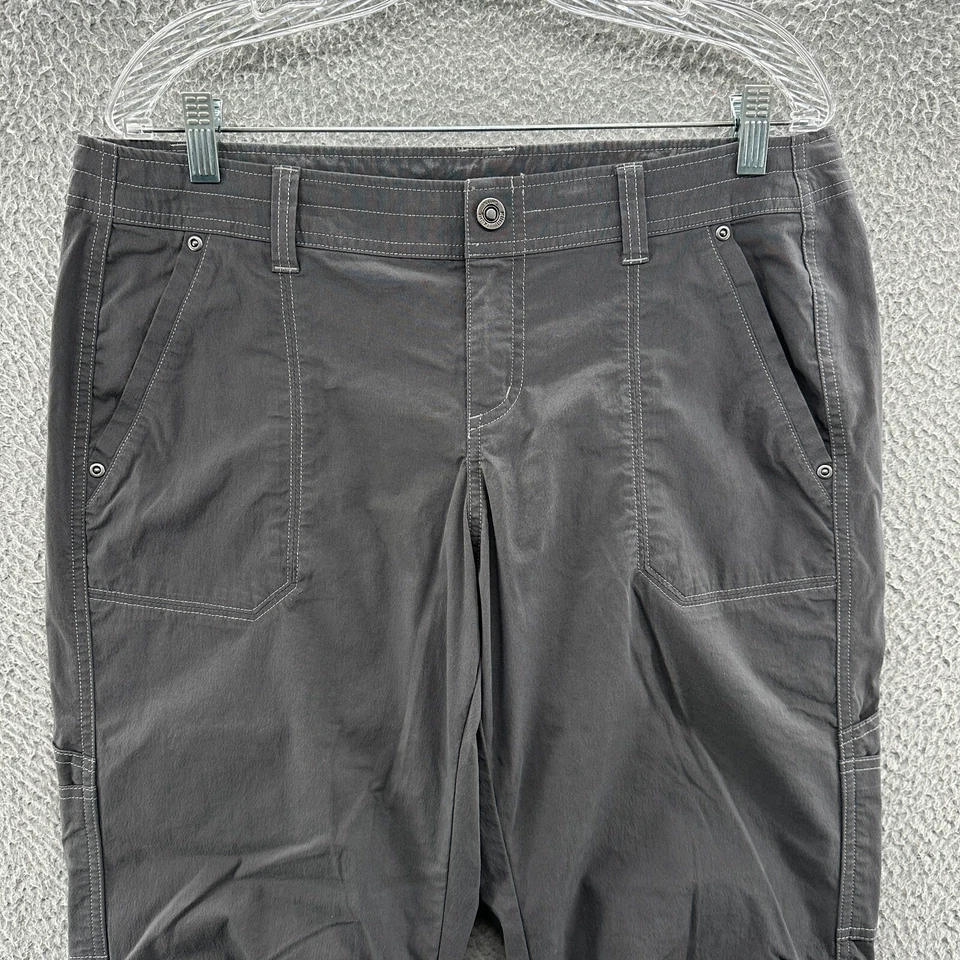 Шорты женские Kuhl 14 серые капри походные походные уличные эластичные длинные шорты - Изображение 2 из 4