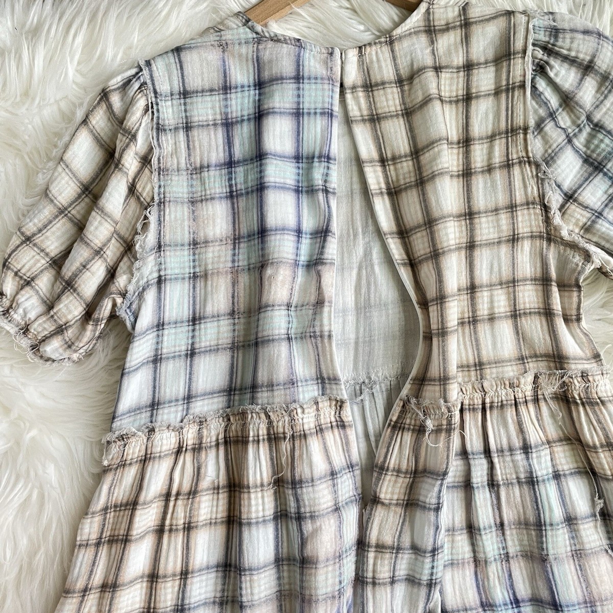R13 ワンピース　RELAXED MIDI - GRAFFITI PLAID R13 RELAXED MIDI - GRAFFITI PLAID | r13 | REVERSIBLE