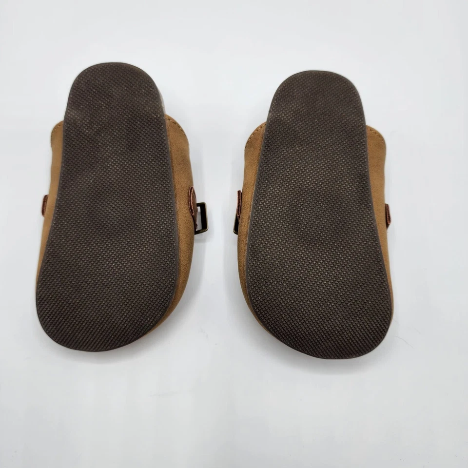 Zuecos para bebé sin cordones inspirados en Sherpa zueco de primavera mula viejo azul marino para niños pequeños andador 3-6 Foto 2 de 3