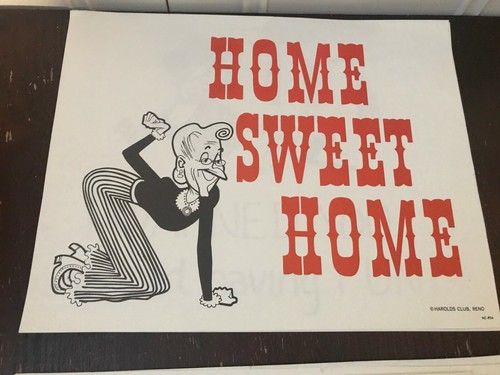 Vintage Harold's Club Casino Advertising Print Reno NEVADA- Lot of 10 Signs - Picture 10 of 12