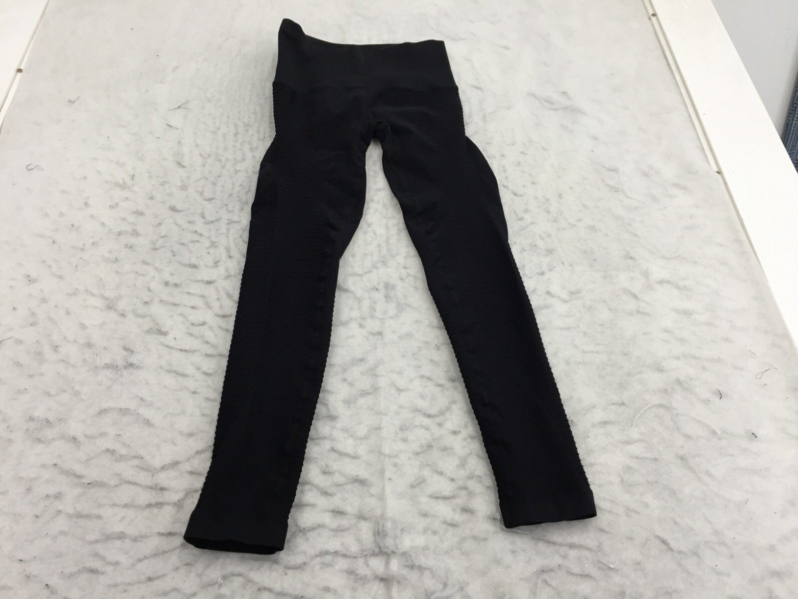 Yelete Nylon Workout Pants Womens M/L Large Black Stretch Active Yoga