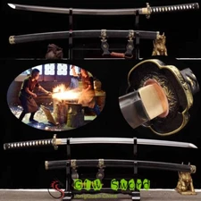 New Japan Samurai Sword Red High Performance Spring Steel Katana Sharp Tachi Dao