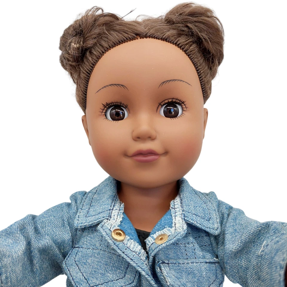 Кукла Cititoy My Life афроамериканская школьница каштановые волосы глаза 18 дюймов 2013 - Изображение 2 из 4