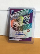 2023 DONRUSS ELITE Etched In Time Karl Mecklenberg /49 Autograph #ET-KM Broncos