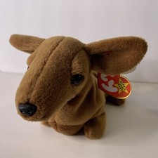 Ty Beanie Babies Weenie The Dachshund Dog Toy Rare P.V.C. Pellets 1995 - 4013 