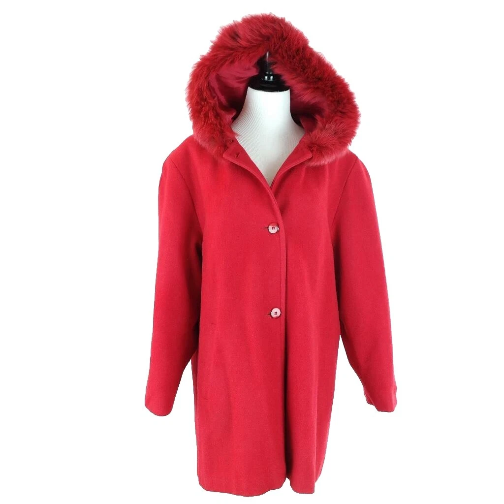 Fox Wool Blend Vintage Coats, Jackets & Vests for Women