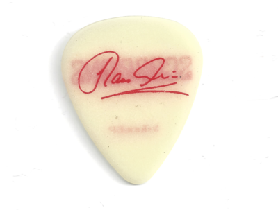 SCORPIONS GUITAR PICK KLAUS MEINE SIGNATURE TOUR CONCERT STAGE