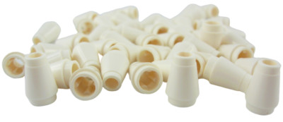 Lego 50 Stück weiße Kegelsteine 1x1 Kegel in weiss white Cone Neu Kegelstein