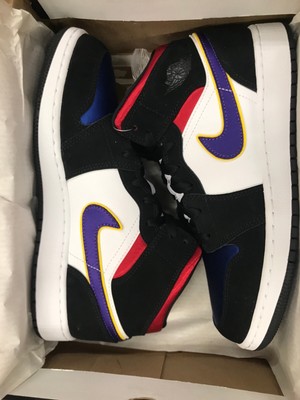 nike air jordan 1 mid se lakers top 3 trainers