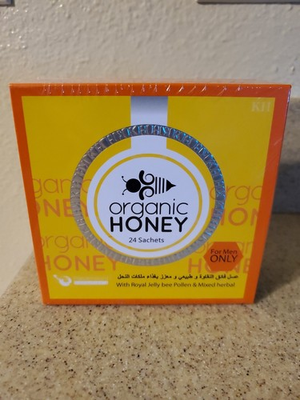 #ad Organic Honey Mixed Herbal with Royal Jelly amp; Bee Pollen 24 Sachets $26.45