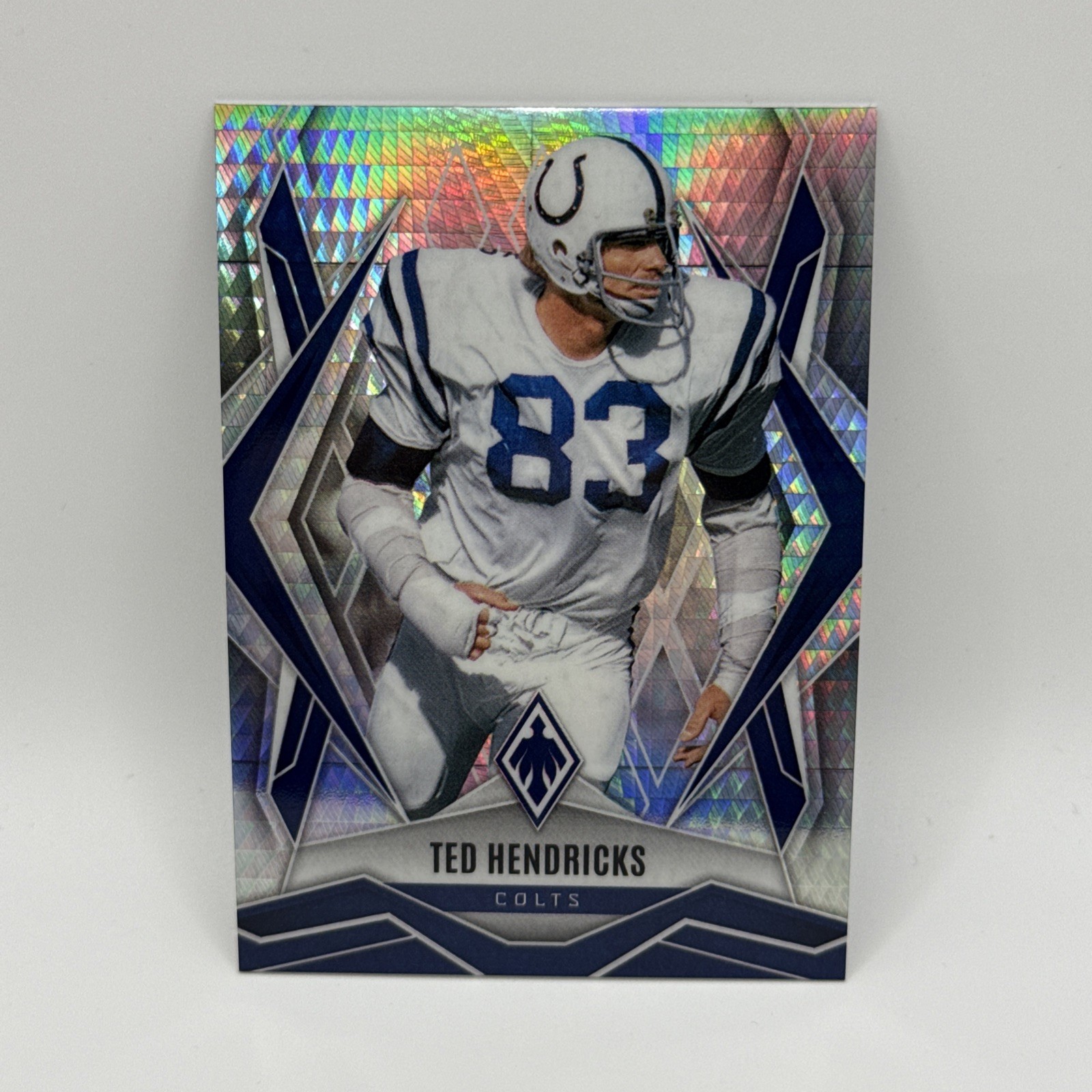 2025 Panini Phoenix Ted Hendricks #88 Silver Hyper Prizm Colts HOF NFL Football
