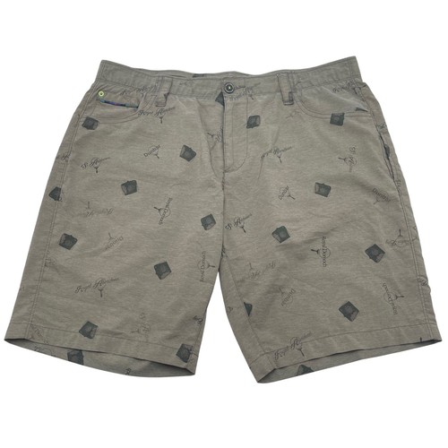 William Murray Golf Shorts Men's Size 36 Straight Fit British Open Courses AOP
