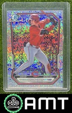 Tyson Lewis 2026 Bowman Chrome Prospects Mini-Diamond Refractor Reds