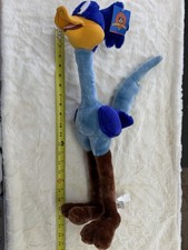Road Runner 22 &ldquo; Stuffed Looney Tunes Warner Bros Vtg 1998 ACE Brown Plush Legs