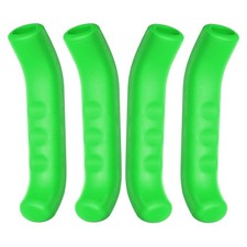 2 Pairs Green Silicone Brake Lever Cover Bike Brake Lever Protector for Bike