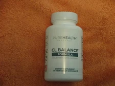 Pure Health Research CL Balance Cholesterol Support = 60caps New & Sealed 9/2026