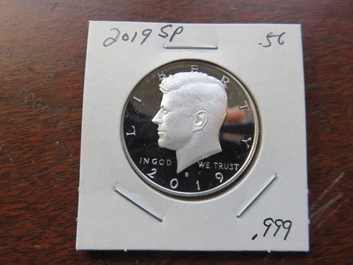 2019 S Kennedy Half Dollar Silver Proof .999 Fine Silver