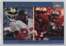 2001 Chrome Combos Refractor Badger Bigshots ( ) Ron Dayne Michael Bennett 1dm4