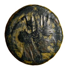 PHOENICIA. Tyre. Time of Hadrian, 117-138. Tyche Palm Tree Roman Coin