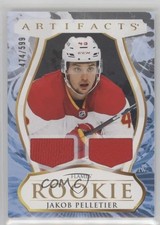 2023 Upper Deck Artifacts Rookies Gold Material 474/599 Jakob Pelletier #197 e9p