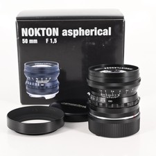 Voigtlander Nokton 50mm f1.5 ASPH Lens VM Leica M Mount #105