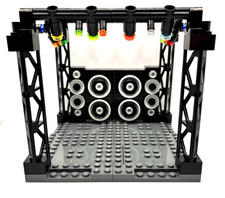 LEGO Escenario de Conciertos Nuevo 100% Genuino Lego Piezas con Altavoz Montado en la Pared