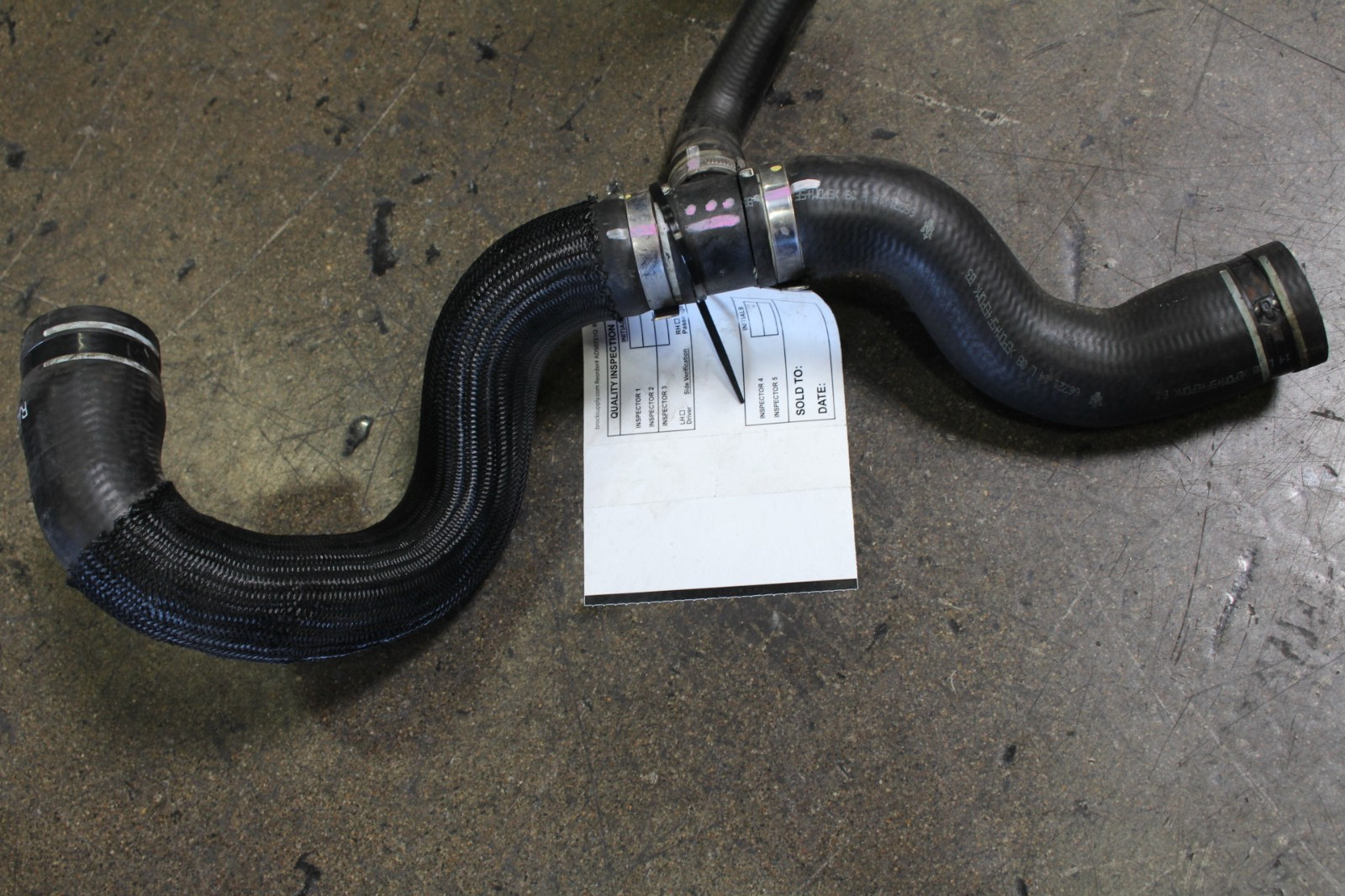 Maserati Ghibli, Quattroporte, Lower Radiator Hose, Used, P/N 670004135