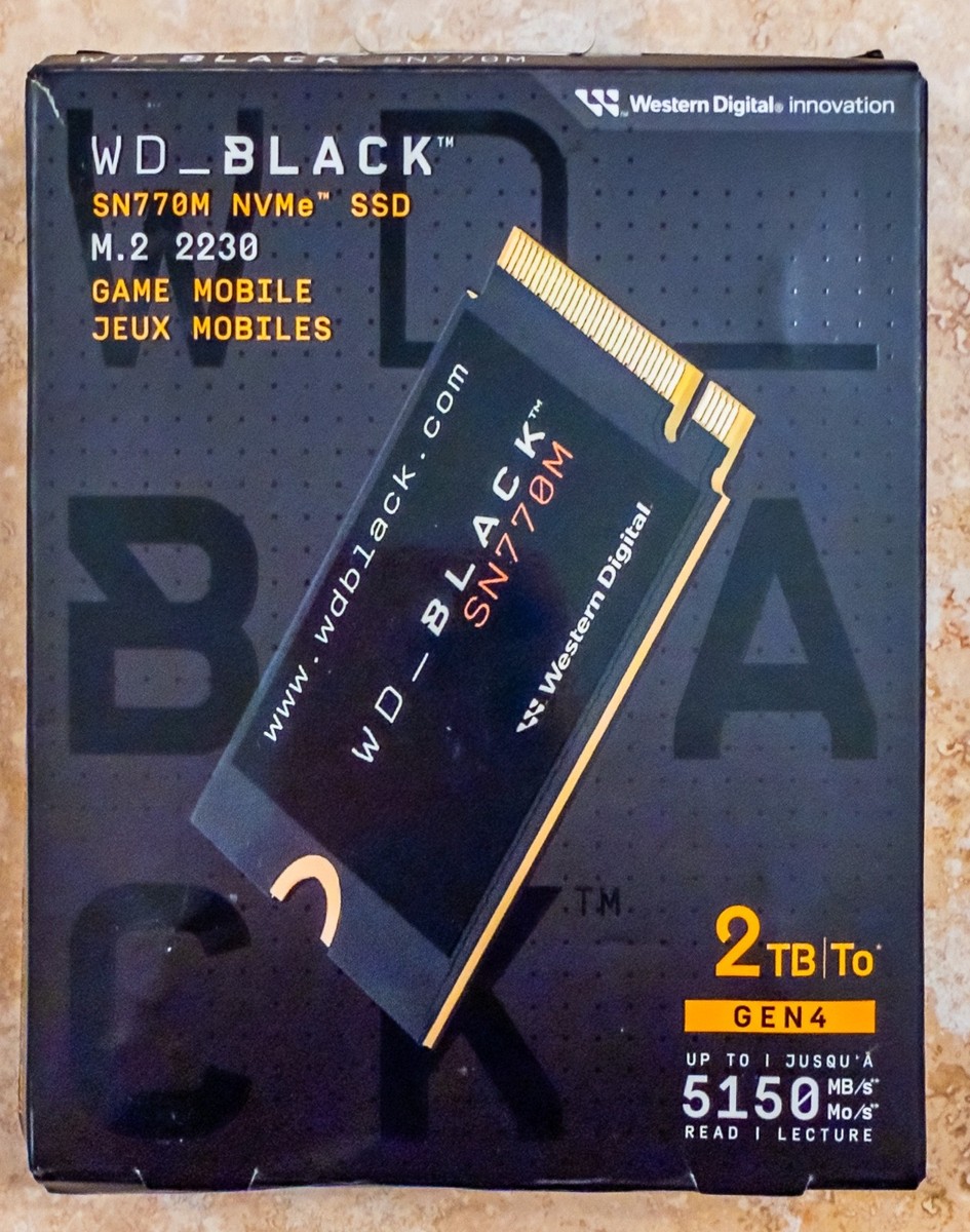 Western Digital WD BLACK SN770M NVMe 2TB M.2 SSD 2230 PCIe 4.0